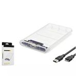 Nusrat Bilişim Hadron Hdx1760 Hdd Kutu Usb3.0 Plastik Sata 2.5" Transparent
