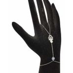 Nusret Takı 925 Ayar Gümüş Nazar Boncuklu Türk Motifi Desenli Beyaz Şahmeran