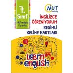 Nut Publishing 7. Sınıf Resimli Kelime Kartları İngilizce Öğreniyorum Eğlenceli Eğitim Aracı