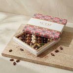 Nutat 365GR Hediyelik Özel Spesiyal Çikolata & Karışık Draje Kutusu - 8 Farklı Gurme Lezzet 🎁✨ - Geleneksel Motif