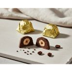 Nutat Altın Sargılı Kristal Çikolata – Fındık Kremalı & Bütün Fındıklı 500 GR.