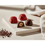 Nutat Kırmızı Sargılı Kristal Çikolata – Fındık Kremalı & Bütün Fındıklı 500 GR.