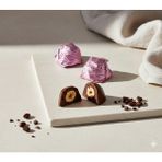 Nutat Pembe Sargılı Kristal Çikolata – Fındık Kremalı & Bütün Fındıklı 500 GR.
