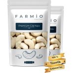 Nutbite Premium Çiğ Kaju 1kg - Taptaze Yeni Mahsül - Yağsız & Tuzsuz Naturel Hafif Atıştırmalık Kuruyemiş - 1 kg