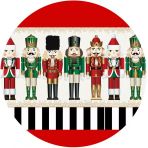 Nutcracker - Kurşun Asker Kırmızı 2li Kumaş Supla