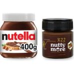 Nutella 400 gr & Nutty More %22 Kakaolu Fındık Ezmesi 200 gr