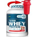 Nutraday Whey Protein 2257 gr Çilek Aromalı Protein Tozu 24 Gram Protein 74 Servis