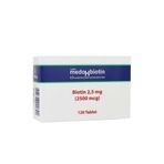 Nutrafarm Medohbiotin 2,5 Mg 120 Tablet (saç, Cilt Ve Tırnak Güçlendirici Vitamin ) Biotin Gıda Takviyesi