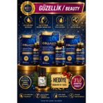 Nutraxin 3 Adet Tip 1 Tip 3 Hidrolize Kolajen 30 Adet Tablet + Hediye Biberiye Yağı