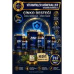 Nutraxin 3 Adet Zinc Sulphate 15 Mg 100 Tablet | Çinko Sülfat + Hediye Biberiye Yağı