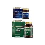 Nutraxin 400 Mcg Folic Acid + Cranberry(Turna YEMIŞI)1000 Mg 60 Tablet - Beyaz