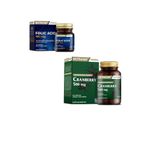 Nutraxin 400 Mcg Folic Acid + Cranberry(turna Yemişi)1000 Mg 60 Tablet