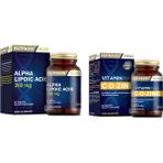 Nutraxin Alfa Lipoik Asit 200 Mg 60 Tablet + Vitamin Max (C ,d, Zinc) 60 Tablet