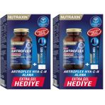 Nutraxin Artroflex Hya-C-II – Glukozamin, Kondroitin, MSM, Tip II Kolajen ve Hyalüronik Asit İçeren Eklem Destek Tableti – 90 Tablet + Artroflex Jel Hediyeli – Alerjen İçermez (2 paketi)