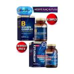 Nutraxin B Complex 60 Vitamin Tablet + Nutraxin Artroflex Hya-C-II 90 Tablet + İlaç Kutusu