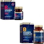 Nutraxin B12 Vitamini 1000 mcg 60 Tablet + B Vitamin Complex 60 Tablet