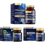 Nutraxin Bıotın 5000 Mcg 30 Tablet+D3 Vitamin 1000 Iu 120 Tablet+Hidrolize Içeren 30 Tablet