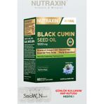 Nutraxin Black Cumin Seed Oil Çörek Otu Yağı 1000mg 60 Softjel Kapsül+ Hap Kutusu HEDİYE