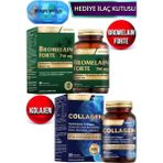 Nutraxin Bromelain Forte 60 Tablet + Collagen 30 Tablet