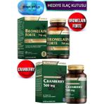 Nutraxin Bromelain Forte 60 Tablet + Cranberry 500 mg 60 Tablet