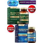 Nutraxin Bromelain Forte 60 Tablet + Quercetin Bromelain 30 Tablet