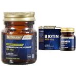 Nutraxin Chromium Picolinate 200 mcg 90 Tablet + Biotin 5000 mcg 30 Tablet