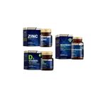 Nutraxin Cilt,saç,tırnak Sağlığı Için Çinko 15 Mg 100 Tablet+magnezyum 250mg 60 Tablet+d3 Vitamini 120 Tablet