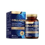 Nutraxin Collagen Gold Quality Tablet – Hidrolize Kolajen, C Vitamini, Hyaluronik Asit, Biotin, Çinko ve Resveratrol – 30 Tablet