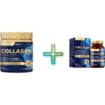 Nutraxin Collagen Powder Gold Quality 300 gr + Nutraxin Hidrolize Hyaluronic Acid 30 Tablet Gold Collagen - --