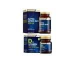 Nutraxin D3 Vitamin 1000 IU 120 Tablet + Alpha Lipoic Acid 200 mg 60 Tablet