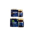 Nutraxin D3 Vitamin 1000 IU 120 Tablet + Nutraxin Biotin 5000 mcg 30 Tablet