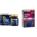 Nutraxin D3 Vitamin 1000 IU 25 mcg 120 Tablet + Iron Max 17 mg 30 Tablet