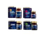 Nutraxin D3 Vitamini 120 Tablet + B12 Vitamini 60 Tablet +b Vitaminini 60 Tablet +çinko 100 Tablet