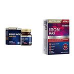Nutraxin Folic Acid 400 mcg 100 Kapsül + Iron Max 17 mg 30 Tablet
