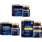 Nutraxin Folic Acid 400 Mcg + Selenyum 100 Mcg + C-D-Zinc 60 Tablet - Sade