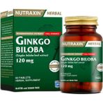 Nutraxin Ginkgo Biloba 120 mg 60 Tablet Herbal Takviye Ürünü Türkiye Menşeli
