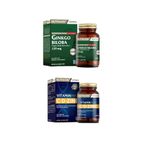 Nutraxin Ginkgo Biloba 60 Tablet + Vitamin Max (c ,d, Zinc) 60 Tablet