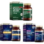 Nutraxin Ginkgo Biloba 60 Tablet + Vitamin Max (C,D,Zinc)60 Tablet + Women's Multivitamin 60 Tablet