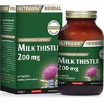 Nutraxin Herbal Milk Thistle 200 mg İçeren 60 Tablet