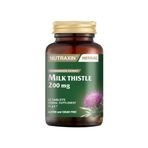 Nutraxin Herbal Milk Thistle %80 Silimarin Bitkisel Takviye 200mg 60 Kapsül
