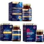 Nutraxin Hidrolize Hyaluronic Acid 30 Tablet+Vitamin Max(C ,d, Zinc)60 TABLET+B12 Vitamini 60 Dilaltı