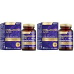 Nutraxin Hyaluronic Acid – Hyalüronik Asit, C Vitamini ve Astaksantin İçeren Cilt Destek Tableti – 30 Tablet – Alerjen İçermez (2 paketi)