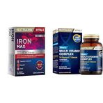 Nutraxin Iron Max 17 mg 30 Tablet + Men's Multi Vitamin Complex 60 Tablet