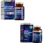 Nutraxin Keratin Formula 60 T. + Multivitamin&mineral Complex Women - Sade