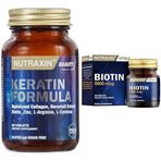 Nutraxin Keratin Formula 60 Tablet + Biotin 5000 mcg 30 Tablet