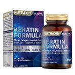 Nutraxin Keratin Formula 60 Tablet - Saç Bakım Vitamini - Aromasız