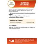 Nutraxin Magnesium Citrate 250 Mg 60 Tablet, B Vitamin Complex 60 Tablet, D3 Vitamini 120 Tablet - --