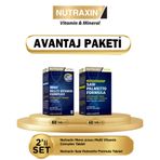 Nutraxin Men's Multi Vitamin Complex 60 Tablet + Saw Palmetto Formula 60 Tablet