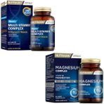 Nutraxin Men's Multivitamin Complex 60 Tablet + Magnesium Complex 60 Tablet
