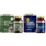 Nutraxin Milk Thistle 60 Tablet + B Vitamin Complex 60 Kapsül